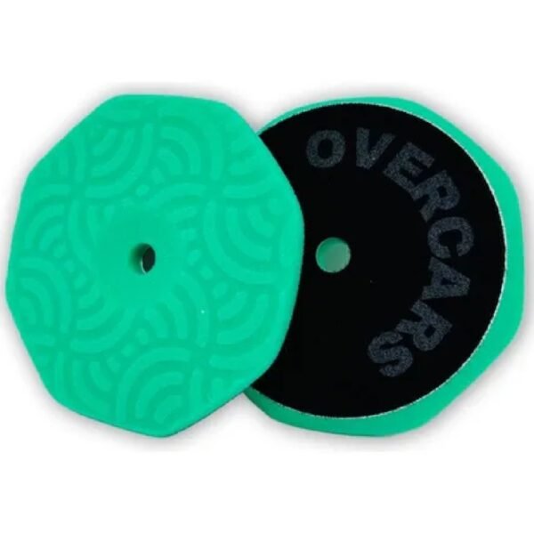 PAD HEXAGONAL 5" VERDE ROTORBITAL CORTE ALTO - Overcars