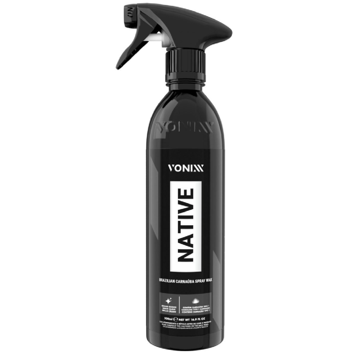 NATIVE CARNAUBA SPRAY WAX 500ML - Vonixx