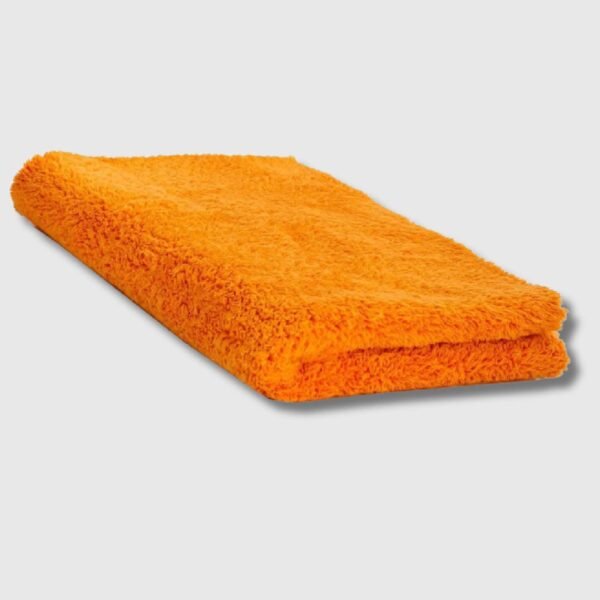 MICROFIBRA 650 GSM NARANJA 40x40 CORTE LASER DOBLE PELO LARGO - Overcars