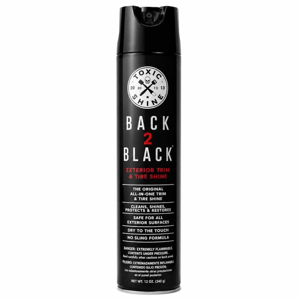 ACONDICIONADOR DE CUBIERTAS BACK TO BLACK 440CC AEROSOL - Toxic Shine