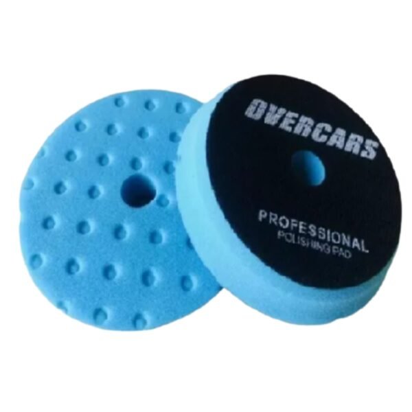 PAD CCS 3" AZUL CORTE BAJO ROTORBITAL - Overcars